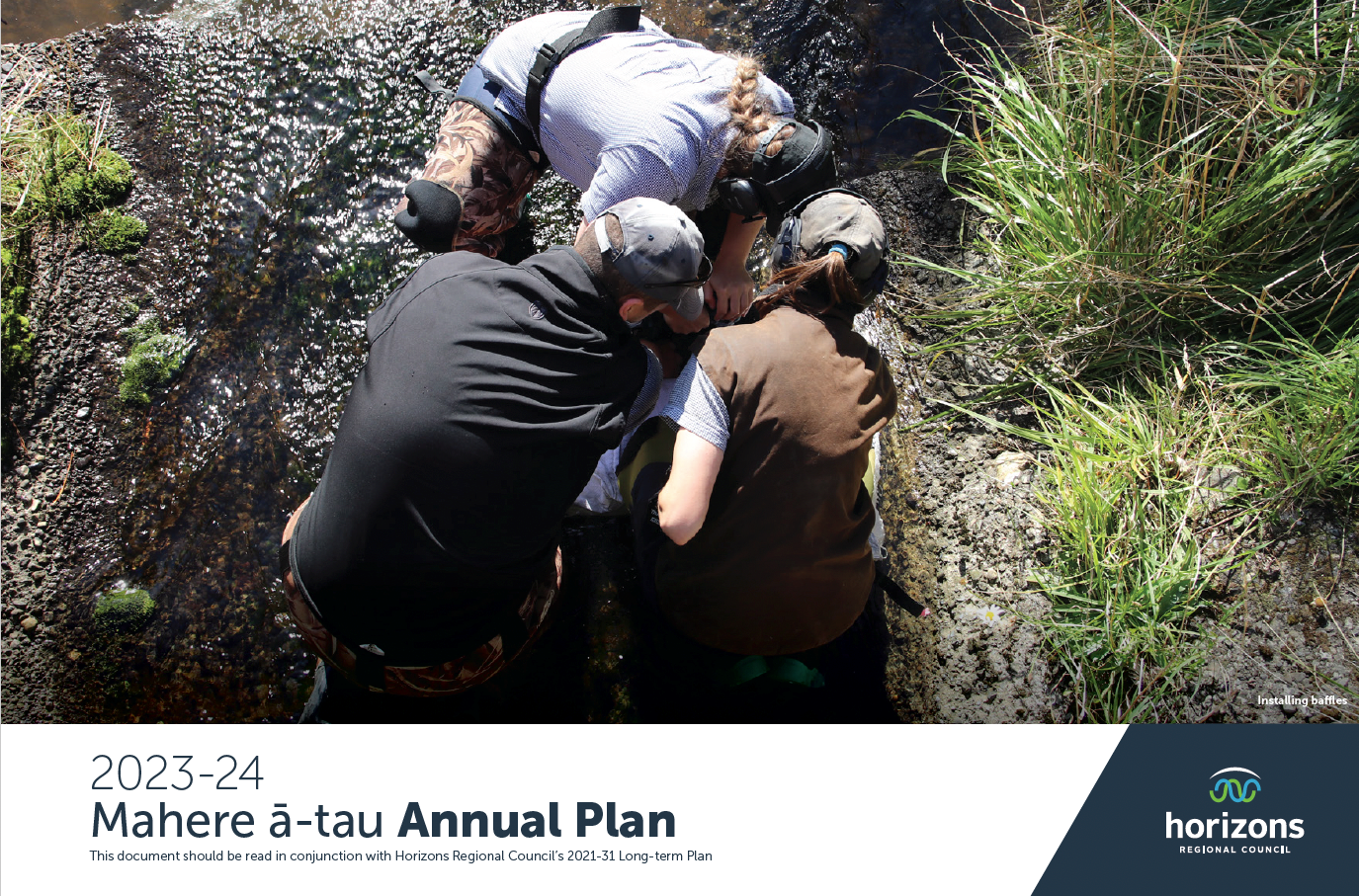 Cover of Annual Plan 2023-24 document