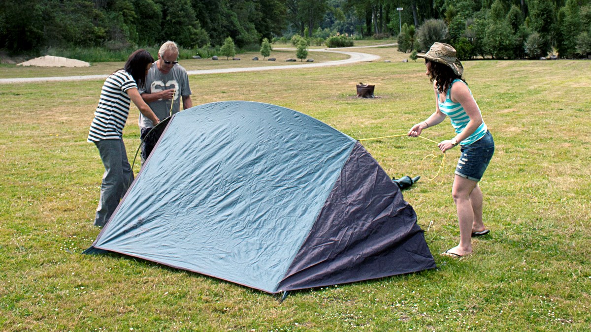 Camping at Totara Reserve