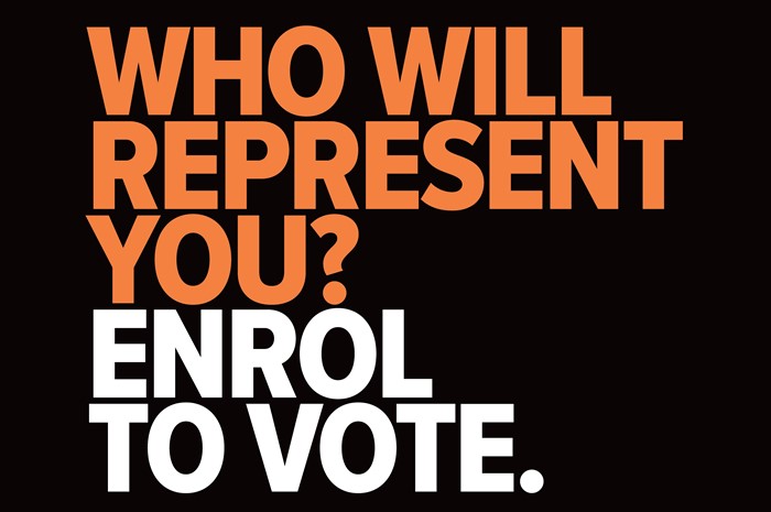 Horizons encourages people to enrol to vote