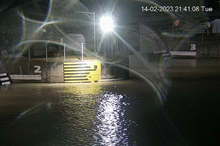 Moutoa floodgates open to relieve pressure on bottom stem of Manawatū River