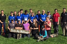 Teens dig in for water quality