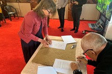 Horizons Regional Council and Ngāti Hāua sign Memorandum of Partnership