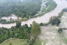 Flooding infrastructure operating as result of Cyclone Gabrielle