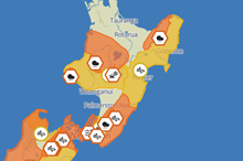 Manawatū-Whanganui Civil Defence are monitoring another complex weather system as the end of Labour Weekend looms