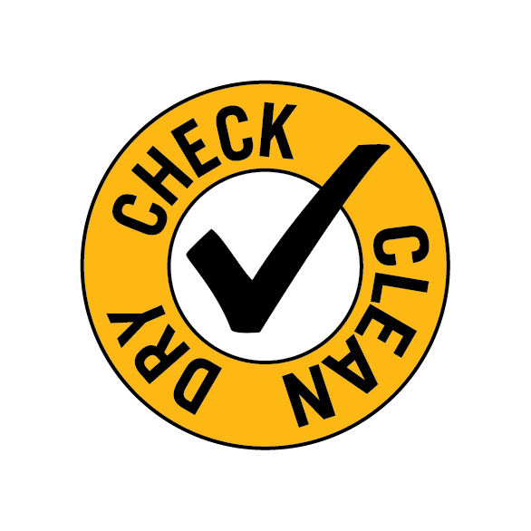Check clean dry emblem png