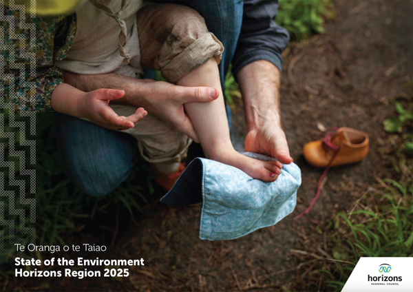 The front cover of Horizons' latest State of Environment report 