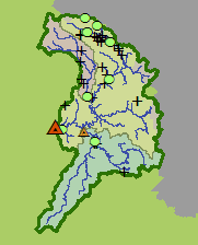 Catchment map