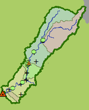 Catchment map