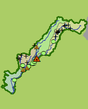 Catchment map