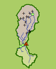 Catchment map