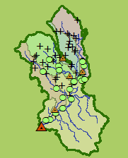 Catchment map