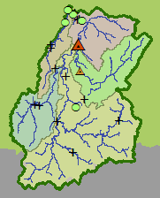 Catchment map