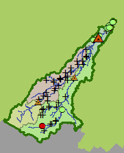 Catchment map