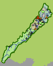 Catchment map