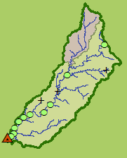 Catchment map