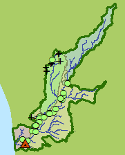 Catchment map