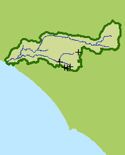 Catchment map