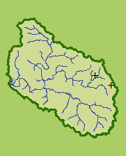 Catchment map