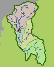 Catchment map