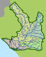Catchment map