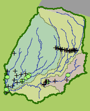 Catchment map